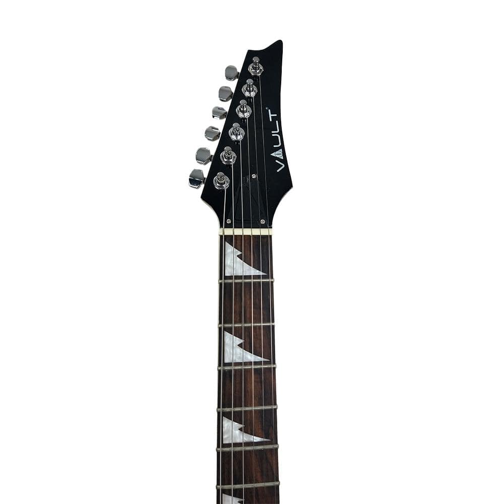 Vault RG1RW Soloist Style Electric Guitar With Digitech Element Guitar Processor Bundle - Image 15