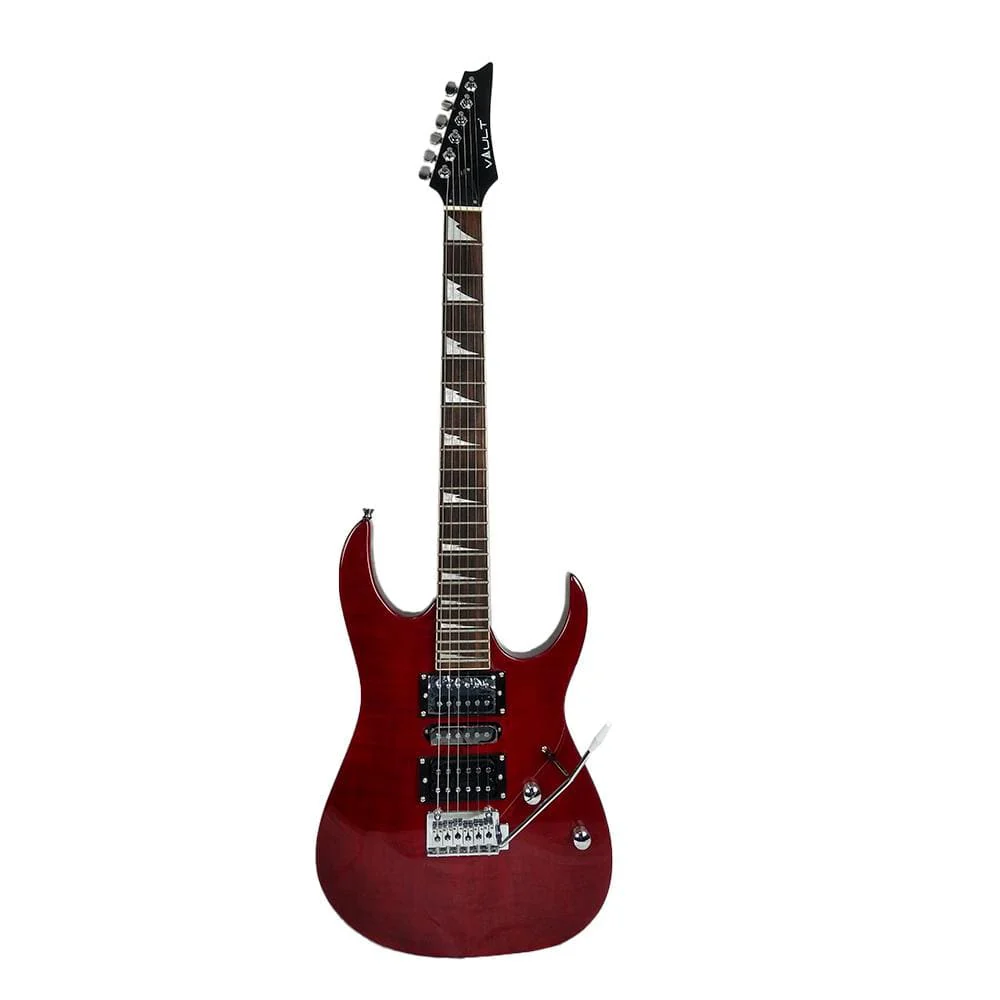 Vault RG1RW Soloist Style Electric Guitar With Digitech Element Guitar Processor Bundle - Image 17