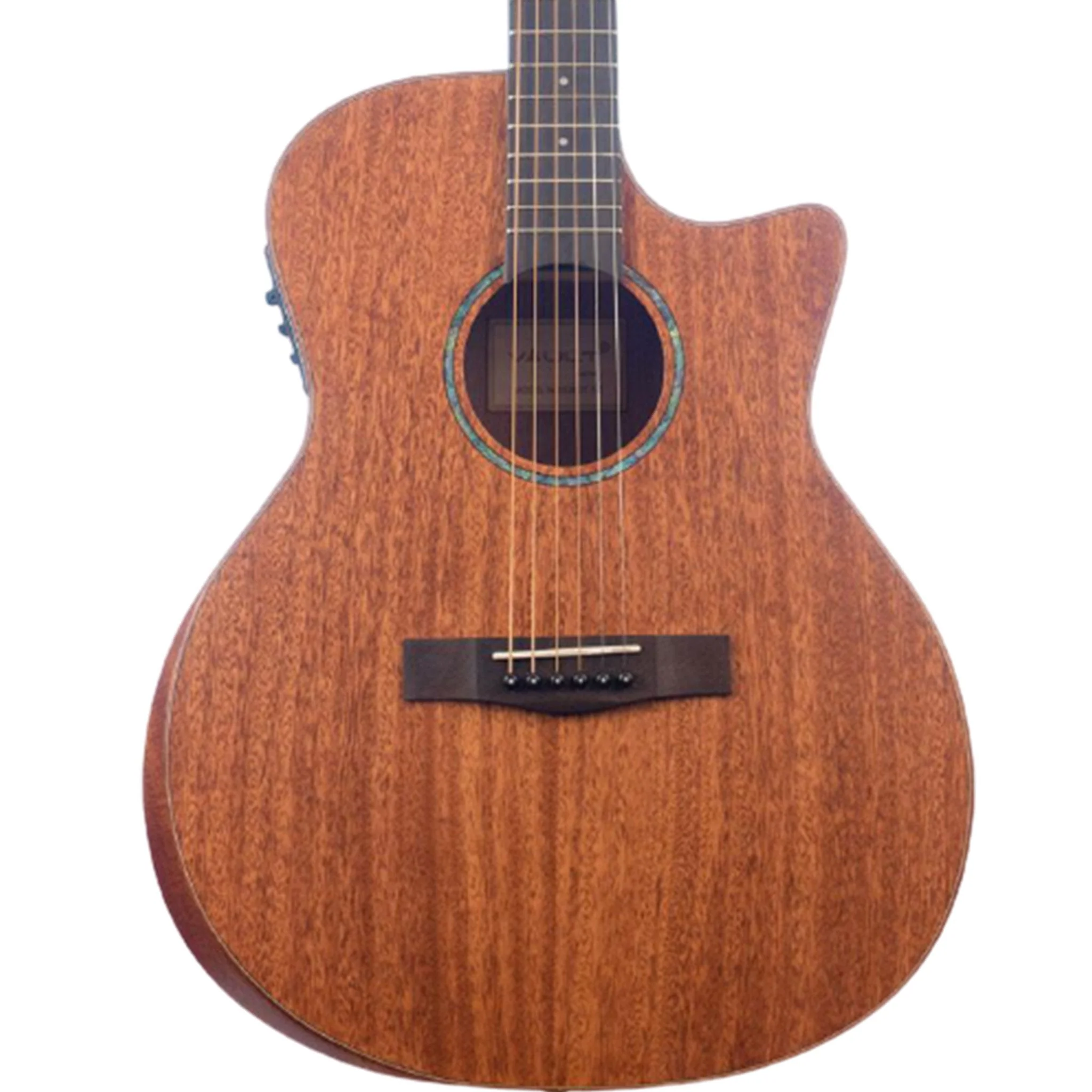 Vault S360T-SK 41 inch Premium Cutaway Electro Acoustic Guitar Bundle with Amplifier, Cable and Tuner - Image 6