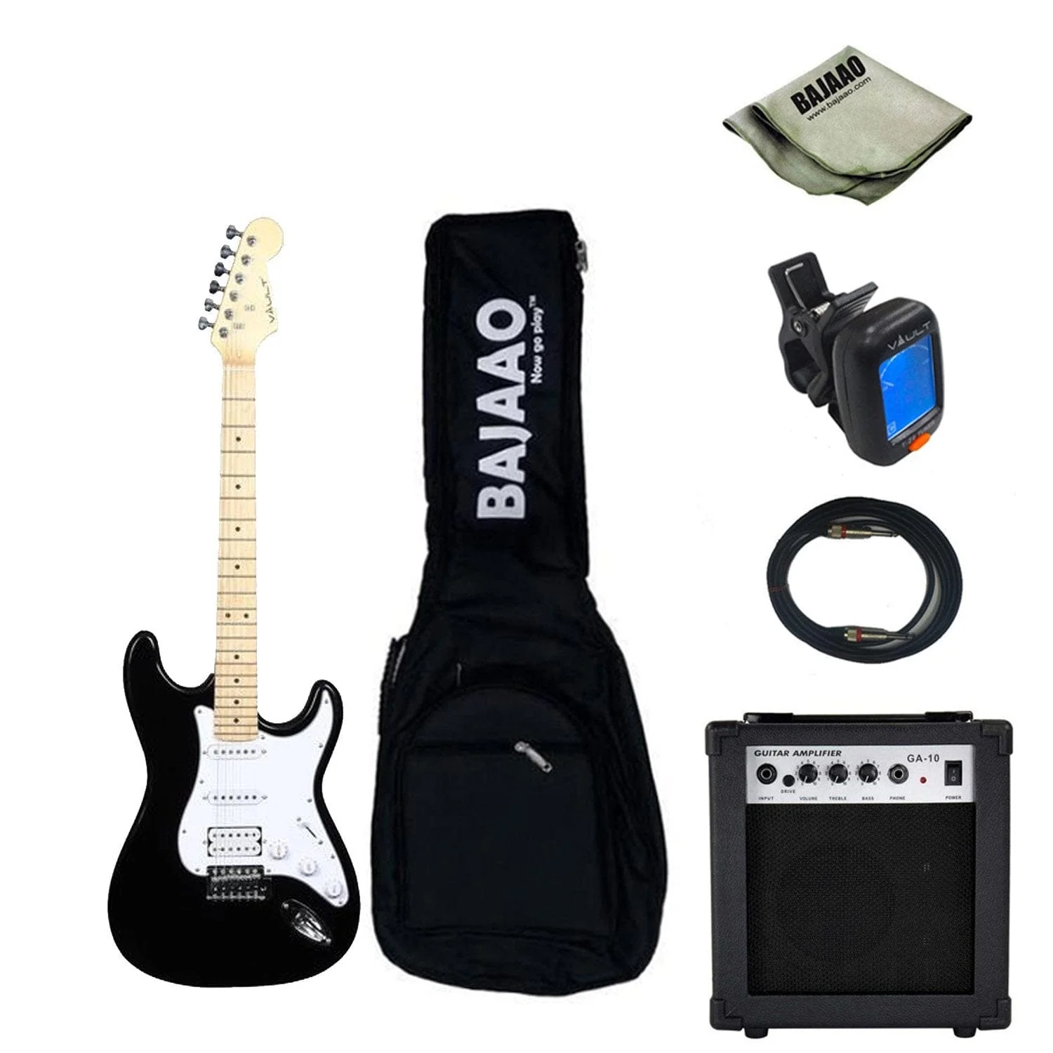Vault ST1M Electric Guitar Basic Bundle