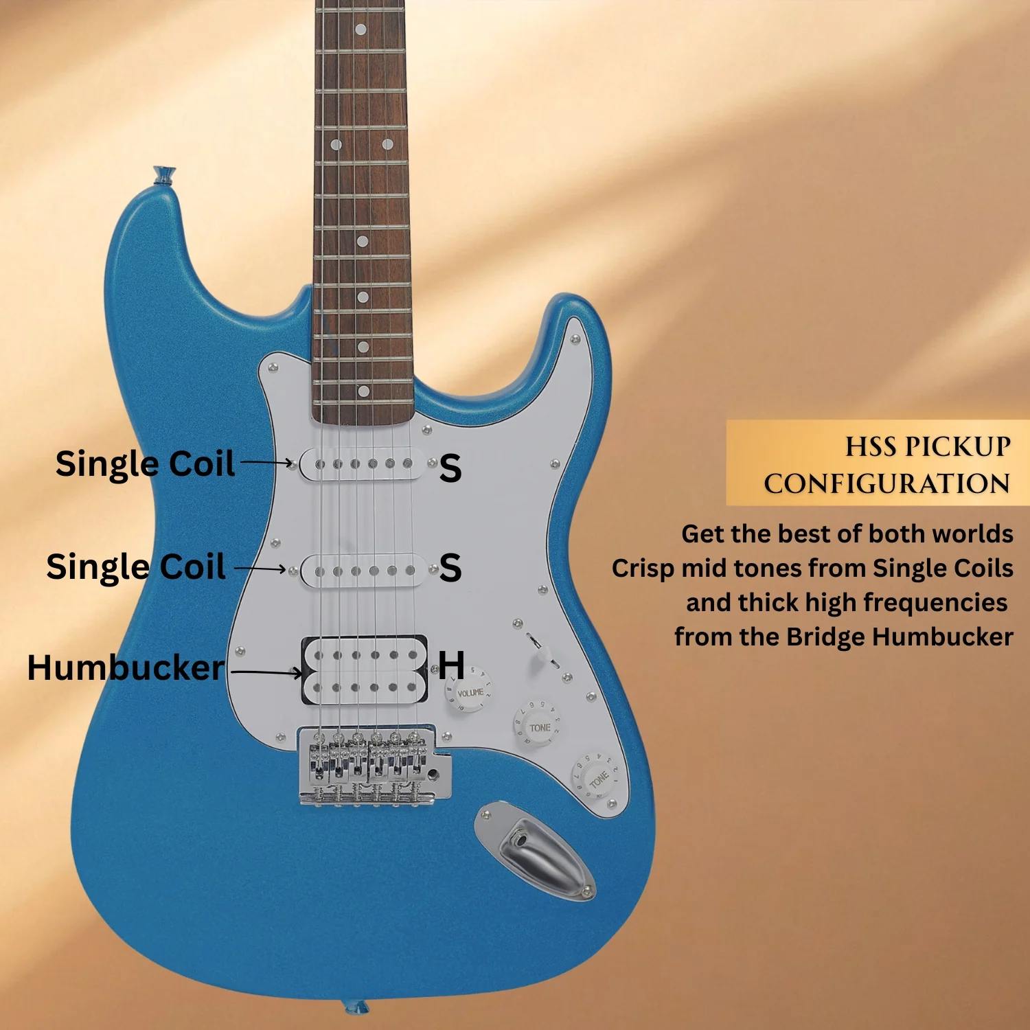 Vault ST1 Premium Electric Guitar - Image 34