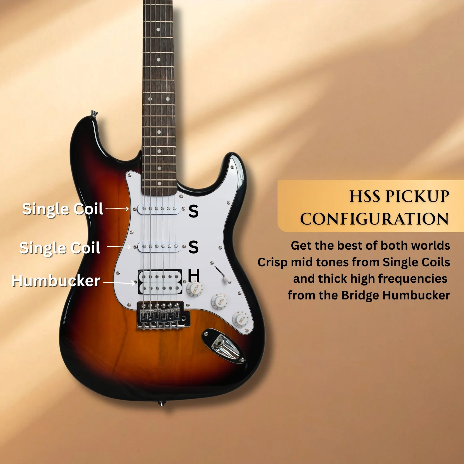 Vault ST1 Premium Electric Guitar - Image 4