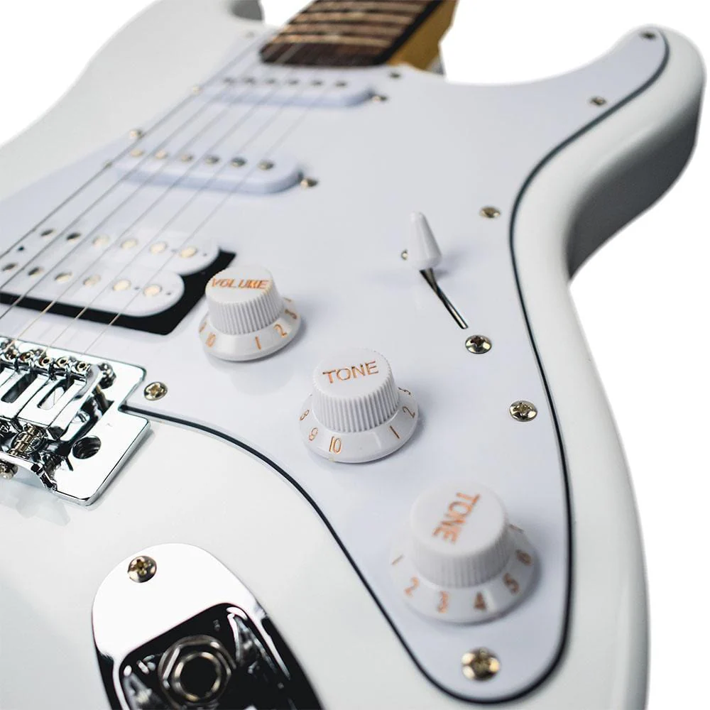 Vault ST1 Premium Electric Guitar with Gigbag, Amplifier, Tuner, Cable, Polishing Cloth & Ebook - Image 32