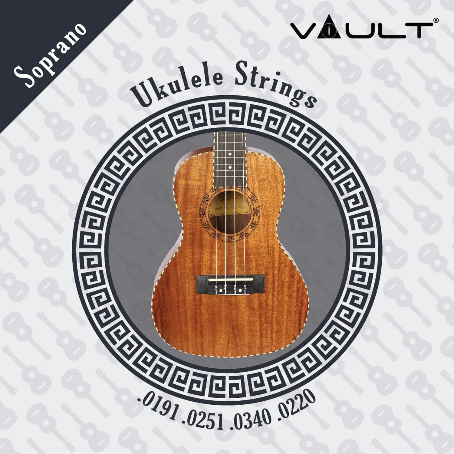 Vault Standard Ukulele Strings - for Soprano, Concert & Tenor sized Ukuleles