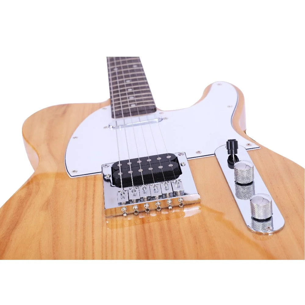 Vault TL1 Tele Style Electric Guitar with Gigbag, Amplifier, Tuner, Cable, Polishing Cloth & Ebook - Image 17