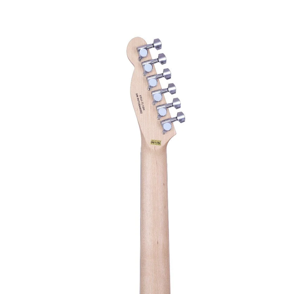 Vault TL1 Tele Style Electric Guitar with Gigbag, Amplifier, Tuner, Cable, Polishing Cloth & Ebook - Image 6