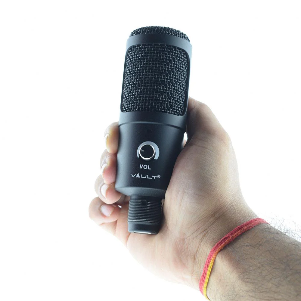 Vault UCM USB Condenser Podcast Microphone Kit - High-Performance Studio Condenser USB Microphone With Tripod Stand, Volume for YouTube, Videos, Singing, Recording, Gaming, Podcasting, Speech, Conference, Meeting, etc. - Image 8