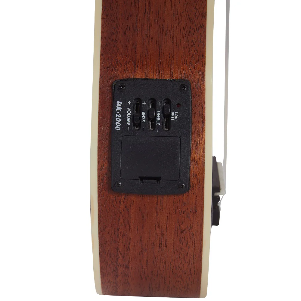 Vault UK-1000SC 21-Inch Solid Spruce Top Premium Semi Cutaway Soprano Ukulele - Image 16
