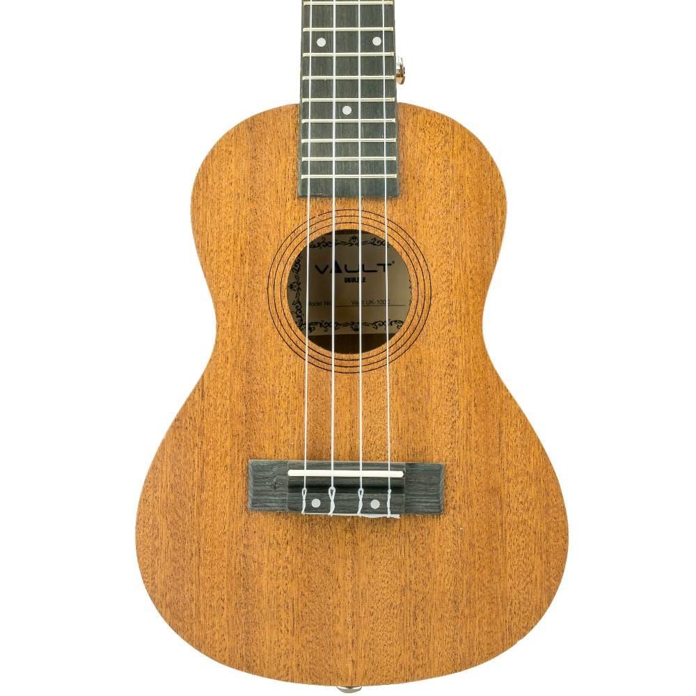 Vault UK-100C 24 inch Arched Back Concert Ukulele With Gig Bag - Image 11