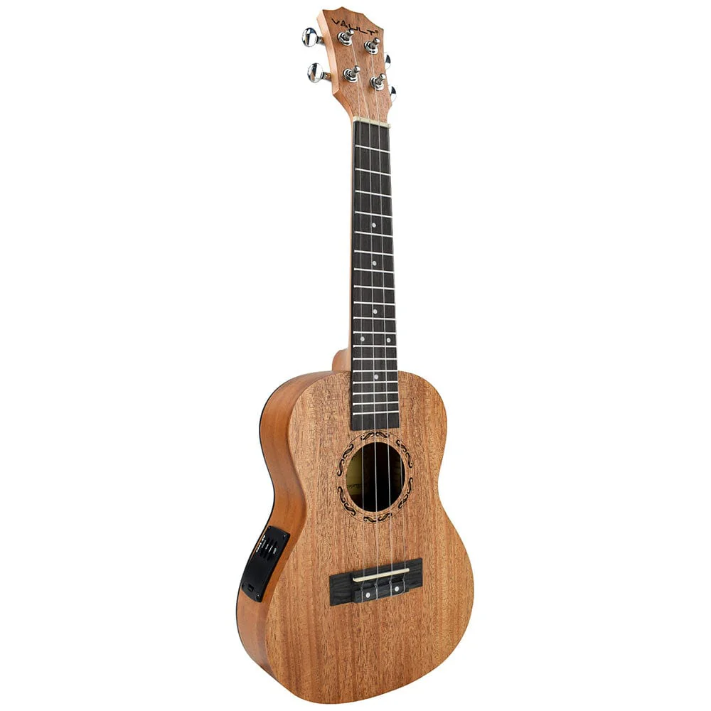 Vault UK-2000CCE 23-Inch Solid Mahogany Top Premium Electro-Acoustic Concert Ukulele With EQ & Gigbag - Image 3