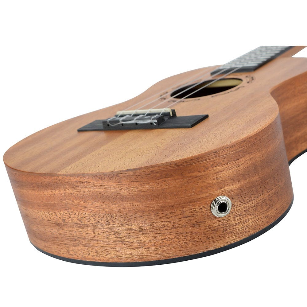 Vault UK-2000TCE 26-Inch Solid Mahogany Top Premium Electro-Acoustic Tenor Ukulele With EQ - Open Box - Image 5
