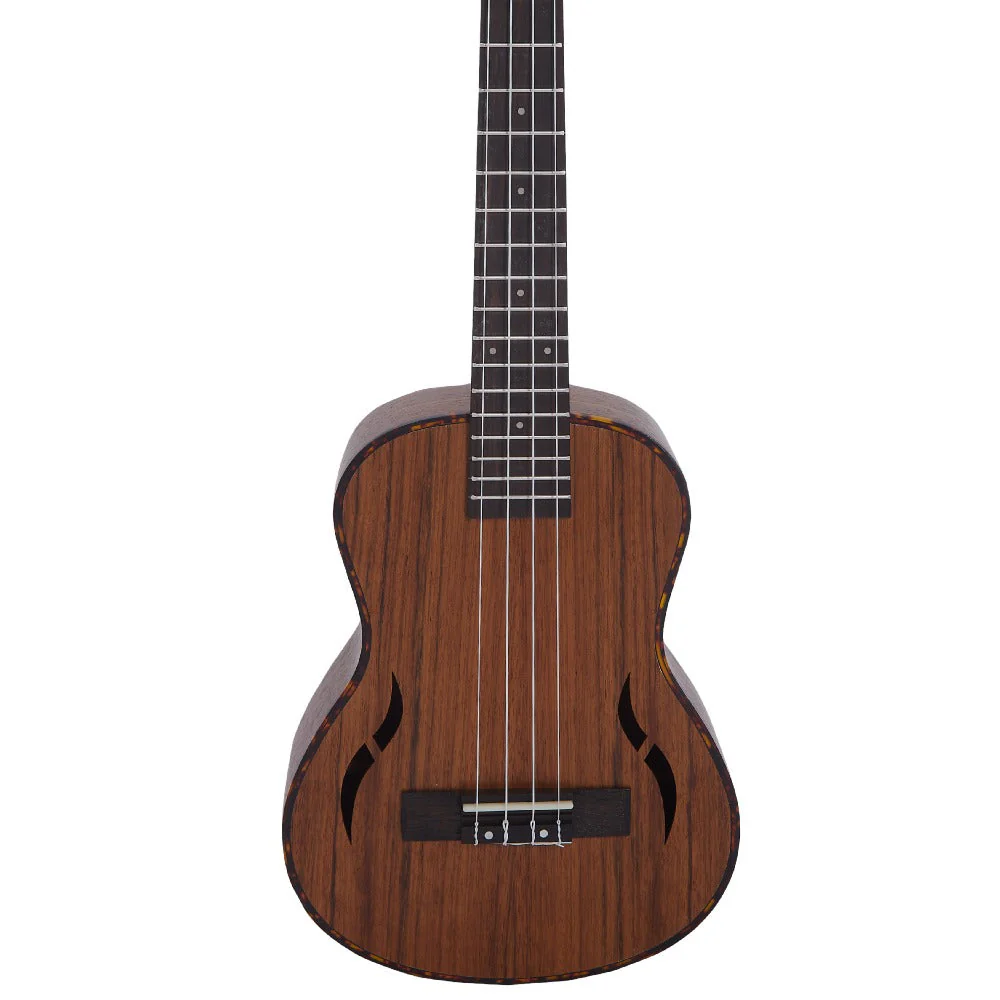 Vault UK-200C 23" Premium Walnut Laminate with Side Soundport Concert Ukulele - Open Box - Image 2