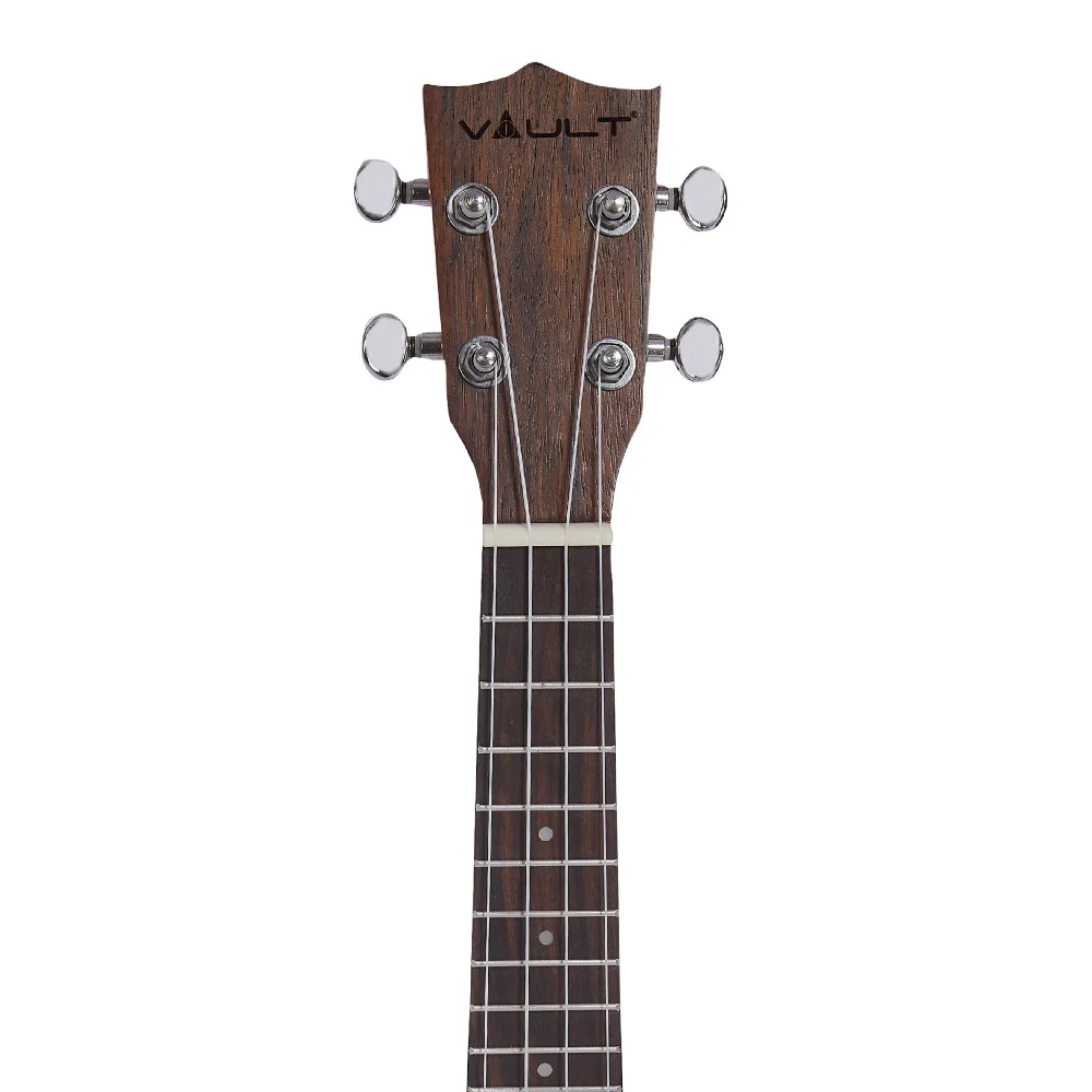 Vault UK-200S 21" Premium Walnut Laminate with Side Soundport Soprano Ukulele - Open Box - Image 3