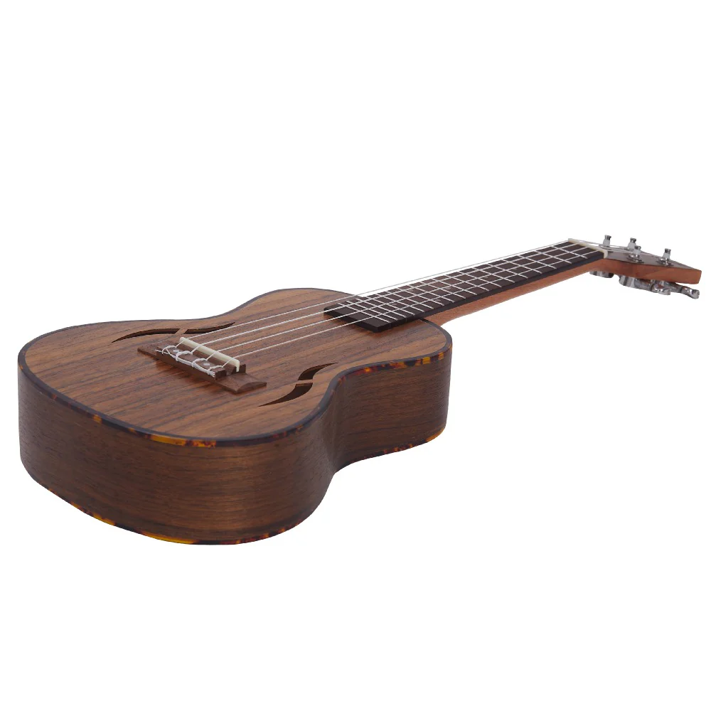 Vault UK-200T 26" Premium Walnut Laminate with Side Soundport Tenor Ukulele - Image 10