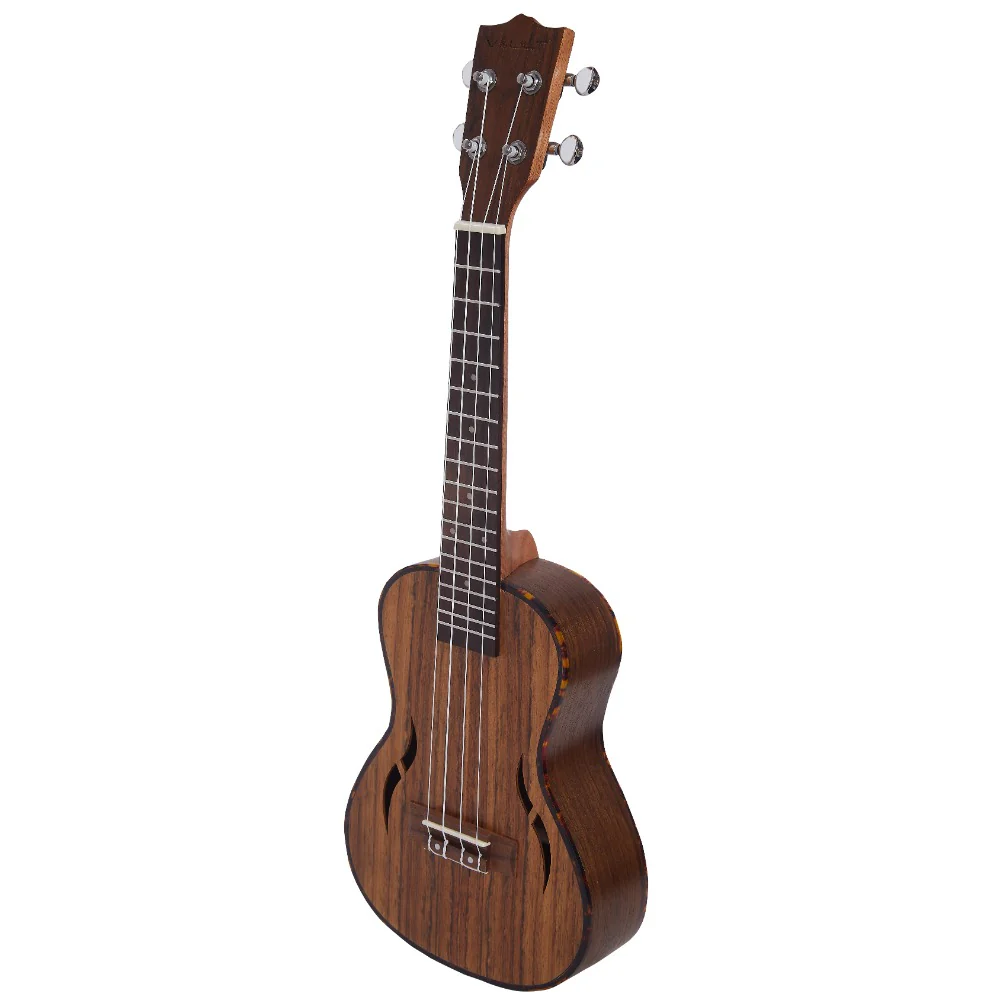 Vault UK-200T 26" Premium Walnut Laminate with Side Soundport Tenor Ukulele - Image 4