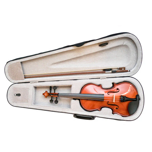 Vault VI1040 3/4 Solid Violin With Hard Case, Rosin and Bow - Image 7