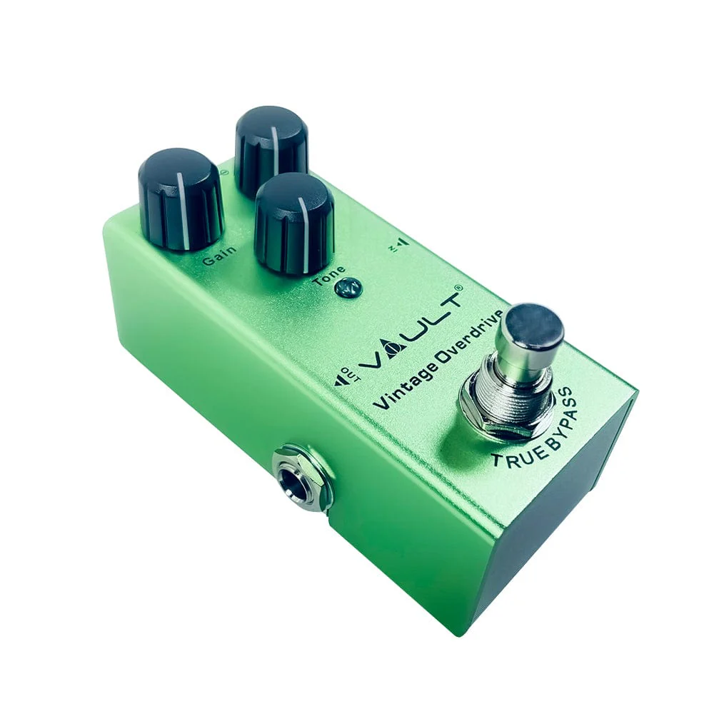 Vault Vintage Overdrive Effects Pedal With all Metal Body, Small Footprint & 3 Year Warranty - Image 3