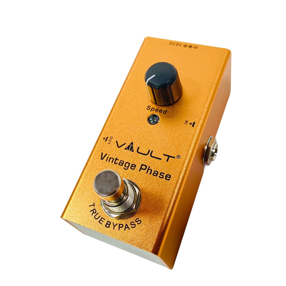 Vault Vintage Phase Effects Pedal With all Metal Body, Small Footprint & 3 Year Warranty - Must Have Accessories - Image 2