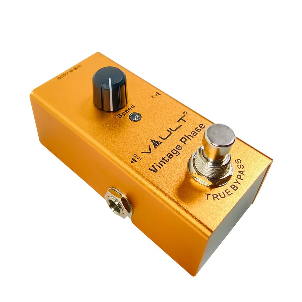 Vault Vintage Phase Effects Pedal With all Metal Body, Small Footprint & 3 Year Warranty - Must Have Accessories - Image 6