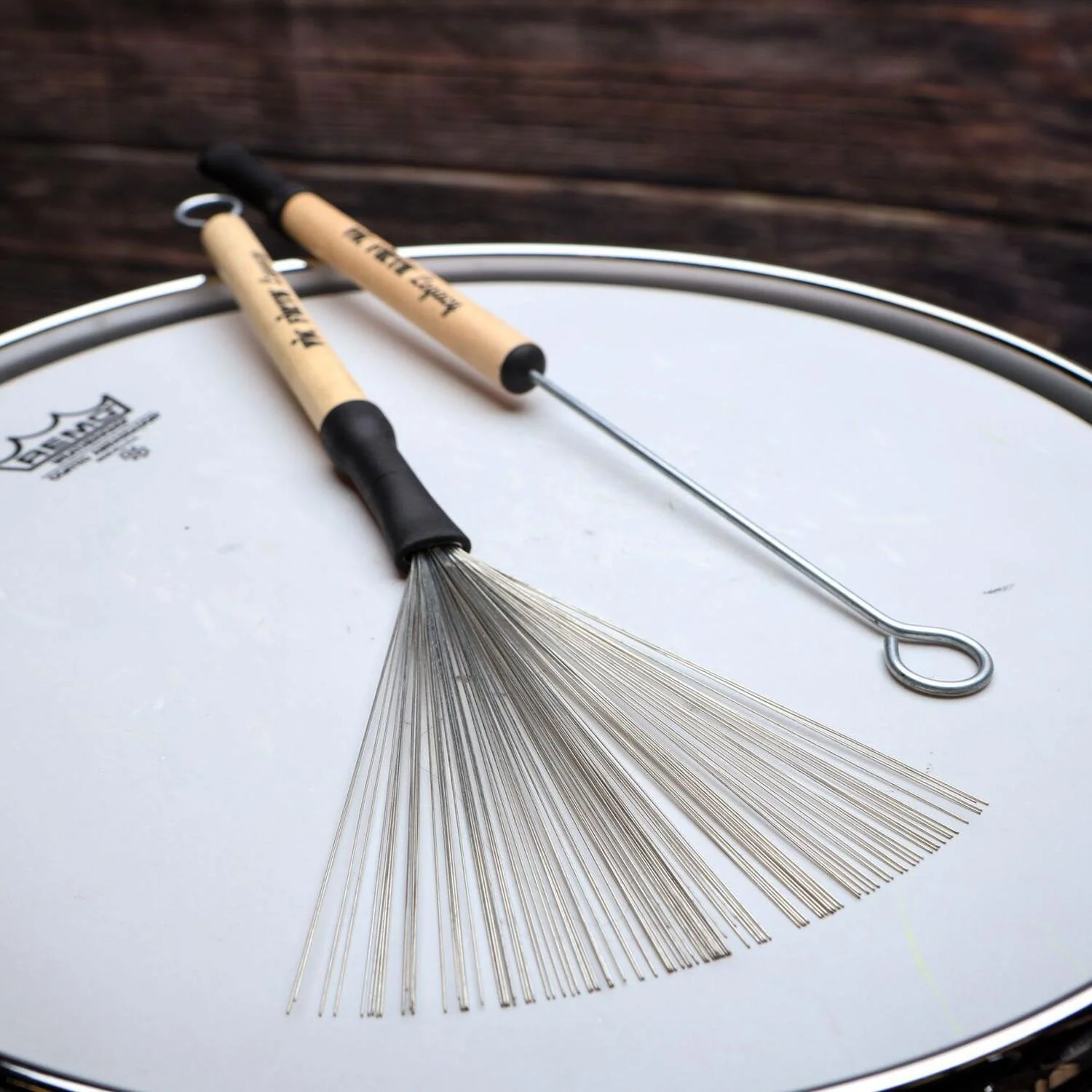 Vic Firth LB Legacy Wooden Handle Drum Brush - Image 5