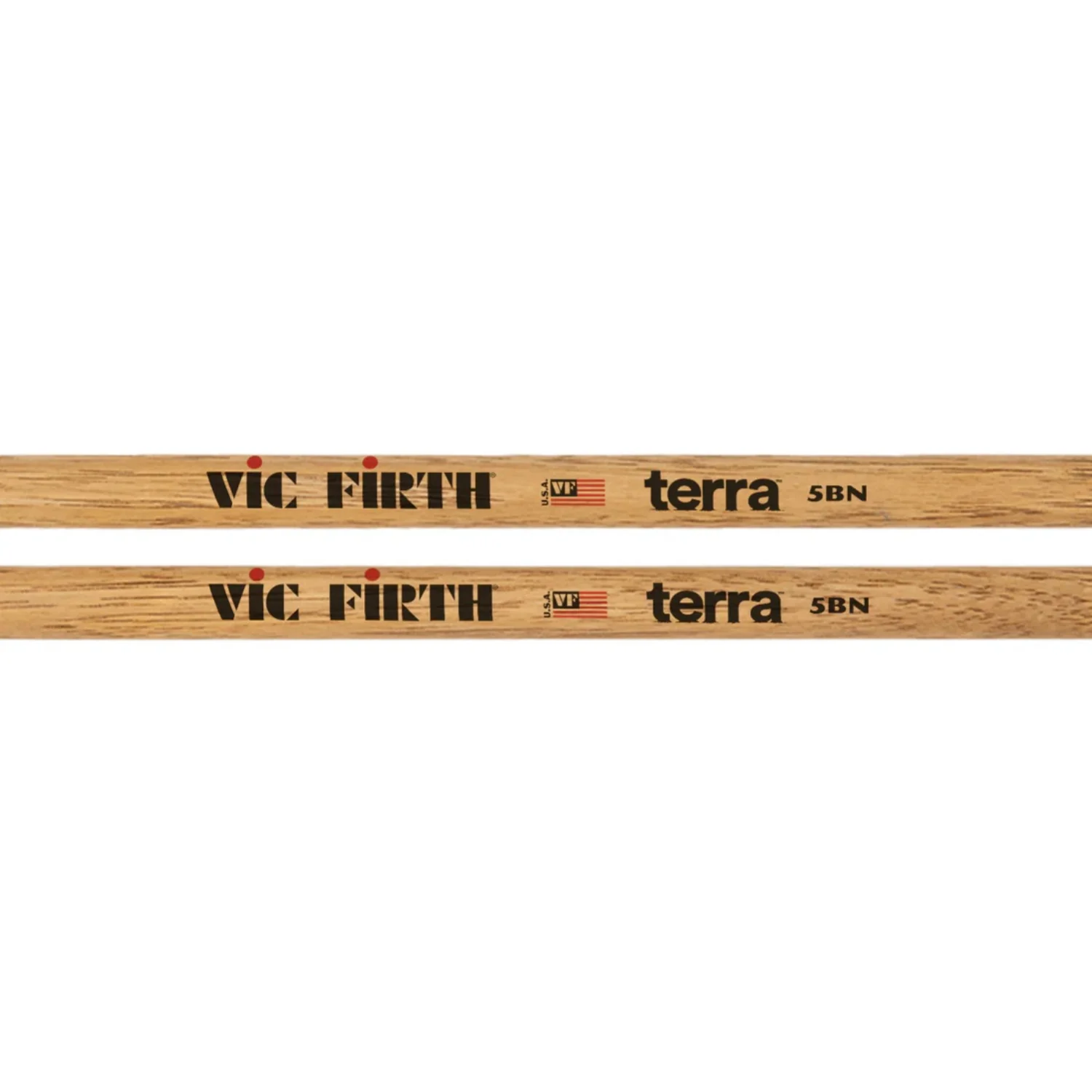 Vic Firth P5BTN American Terra Value Drumsticks - Pack of 4 - 5B - Image 2