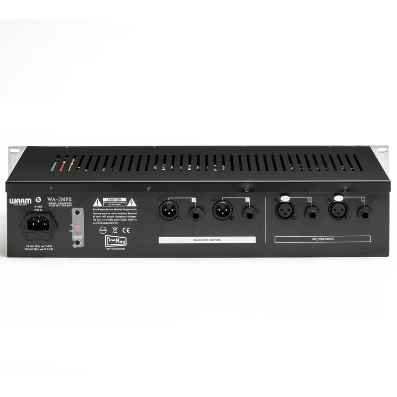 Warm Audio WA-2MPX Dual-Channel Tube Mic Microphone Preamp - Image 3