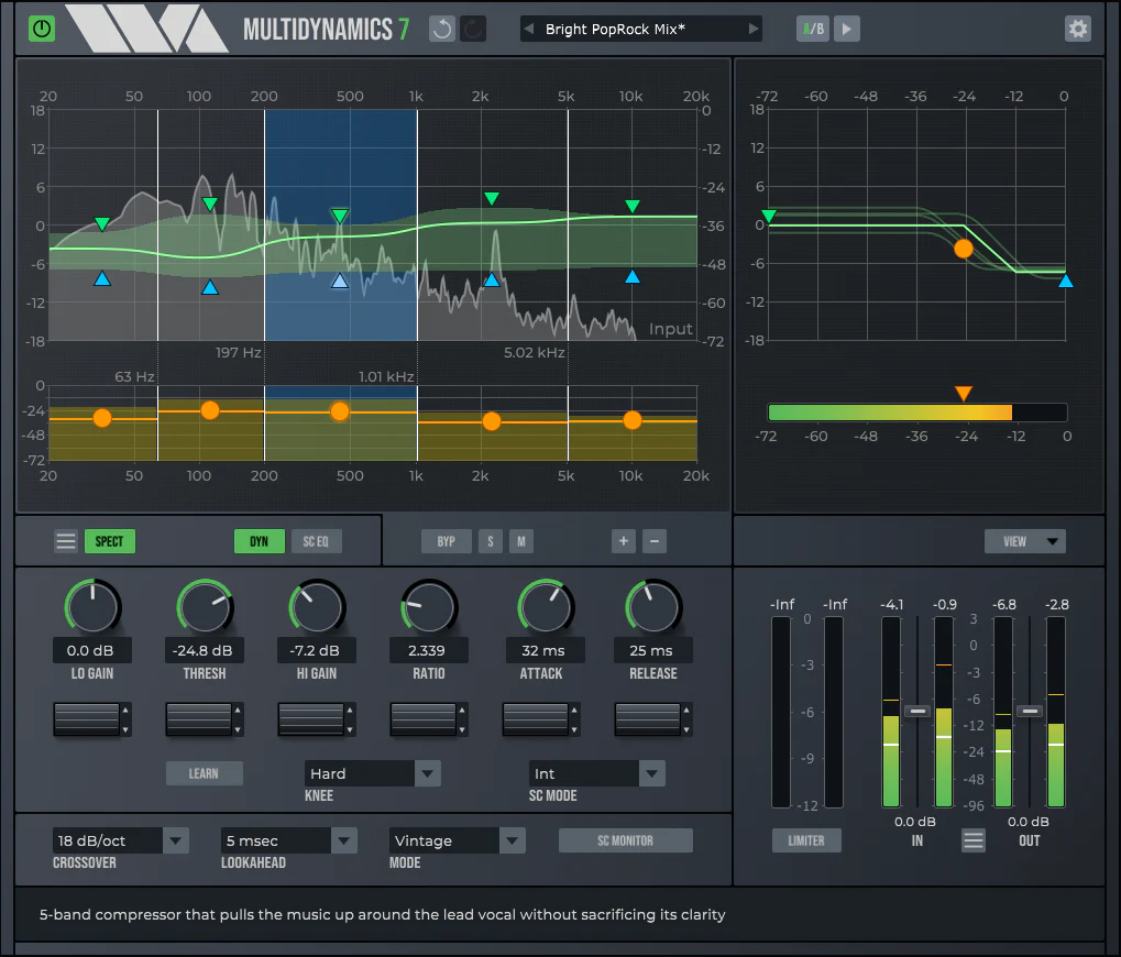 Wave Arts MultiDynamics 7: Multi-Dynamics Processor – Professional Audio Software & Plugin