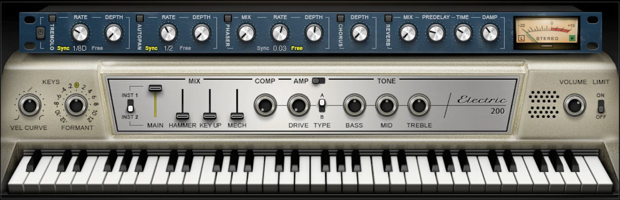 Waves Electric 200 Piano: Electric Piano – Professional Audio Software & Plugin - Image 2