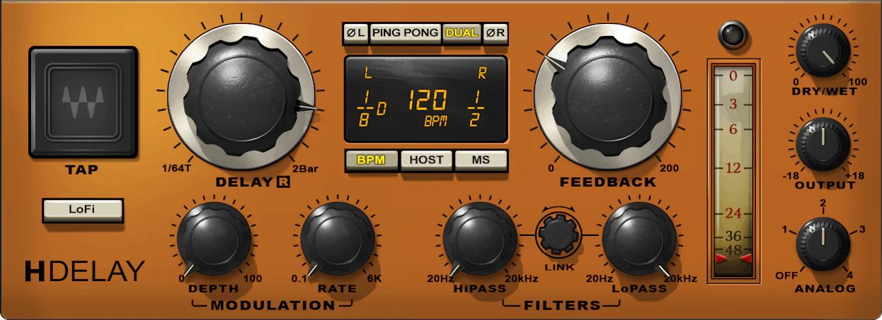 Waves H-Delay Hybrid Delay: Hybrid Delay Plugin - Image 2