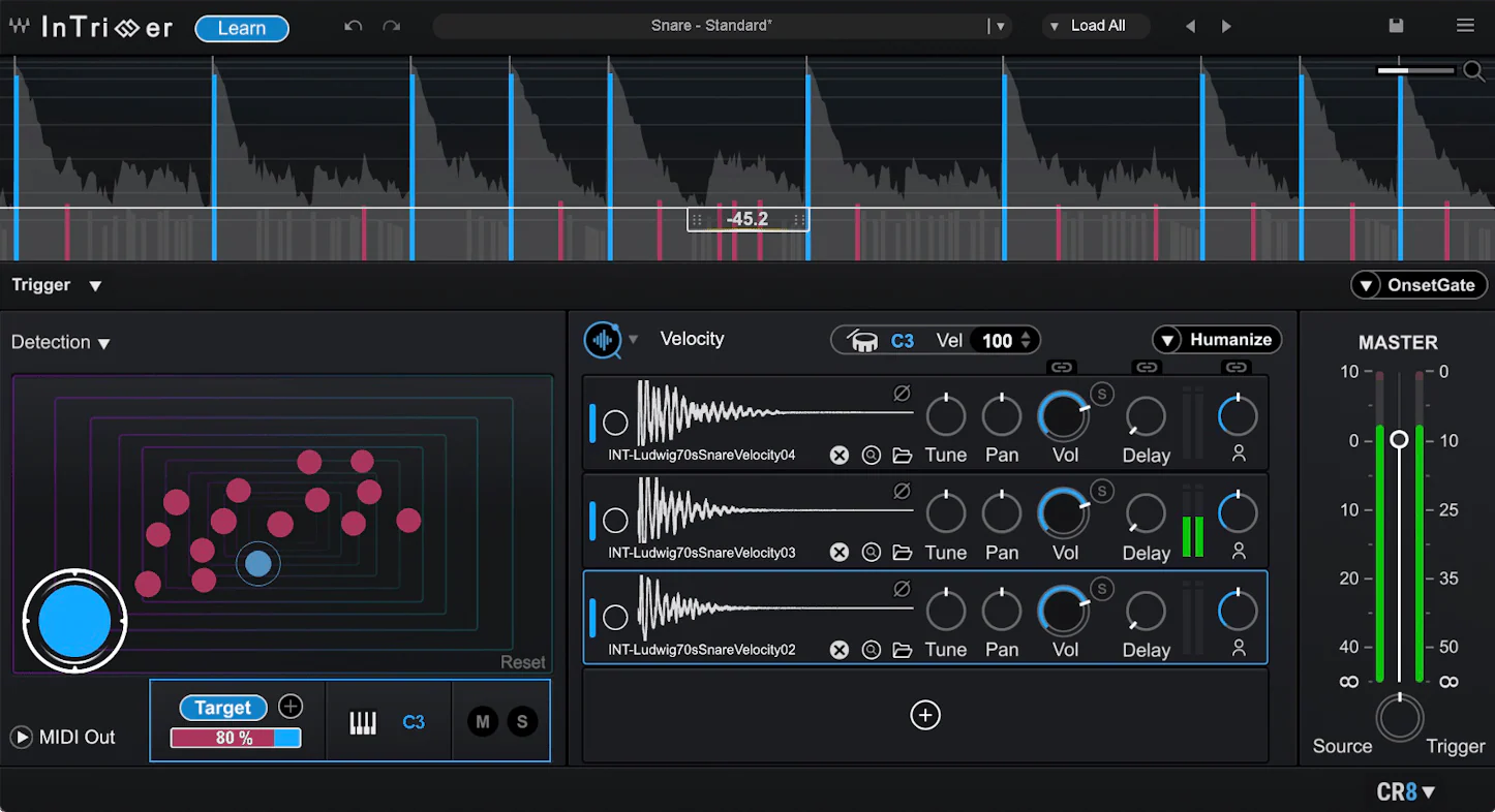 Waves InTrigger Drum Replacer