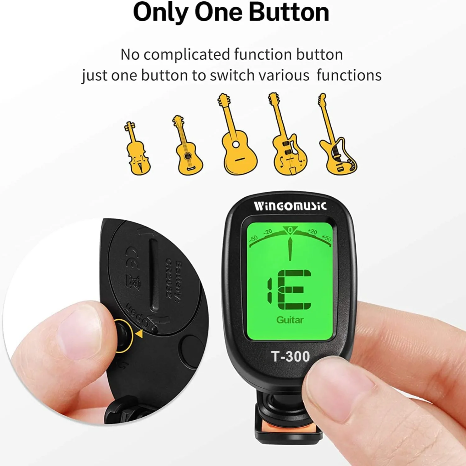Wingo T-300 Guitar Tuner - Image 3