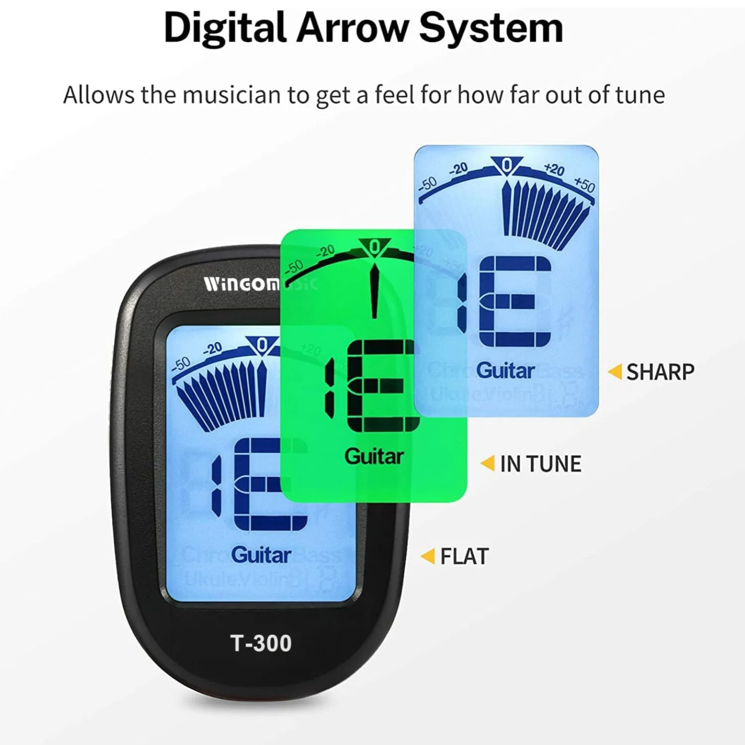 Wingo T-300 Guitar Tuner - Image 5