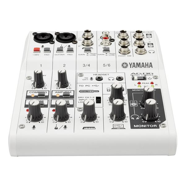 Yamaha AG-06 6 Channel Analog Mixer with USB Audio Interface - Image 3