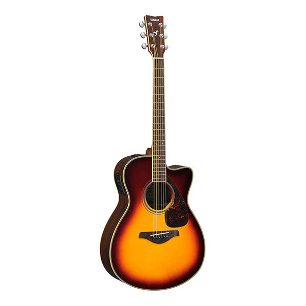 Yamaha FSX830C Cutaway Electro Acoustic Guitar - Brown Sunburst