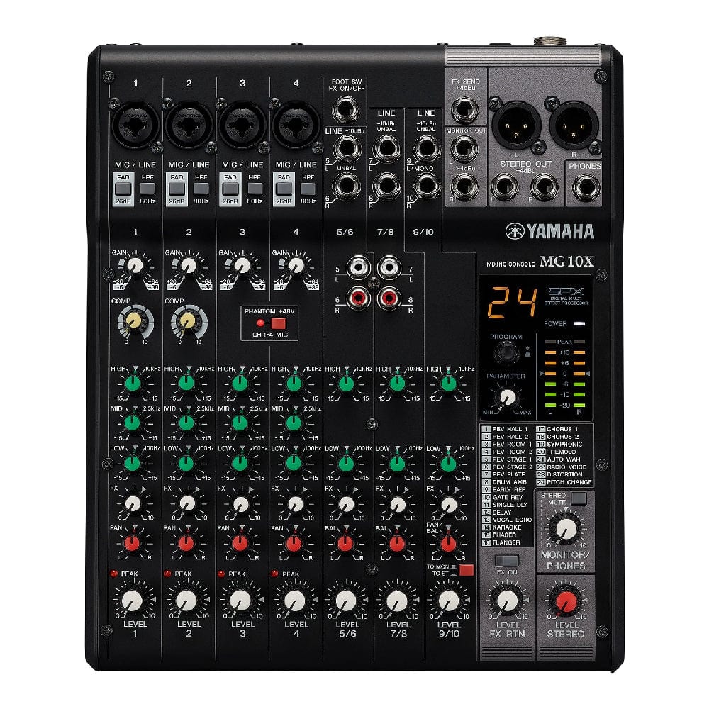 Yamaha MG10X CV 10-Channel Stereo Mixer