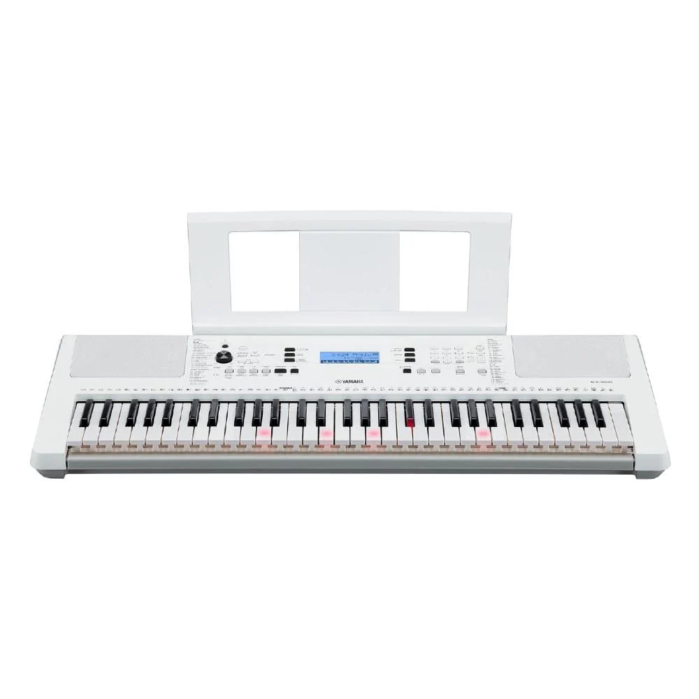 Yamaha PSR-EZ300 61-Key Portable Keyboard with Lighting Keys - White - Image 6