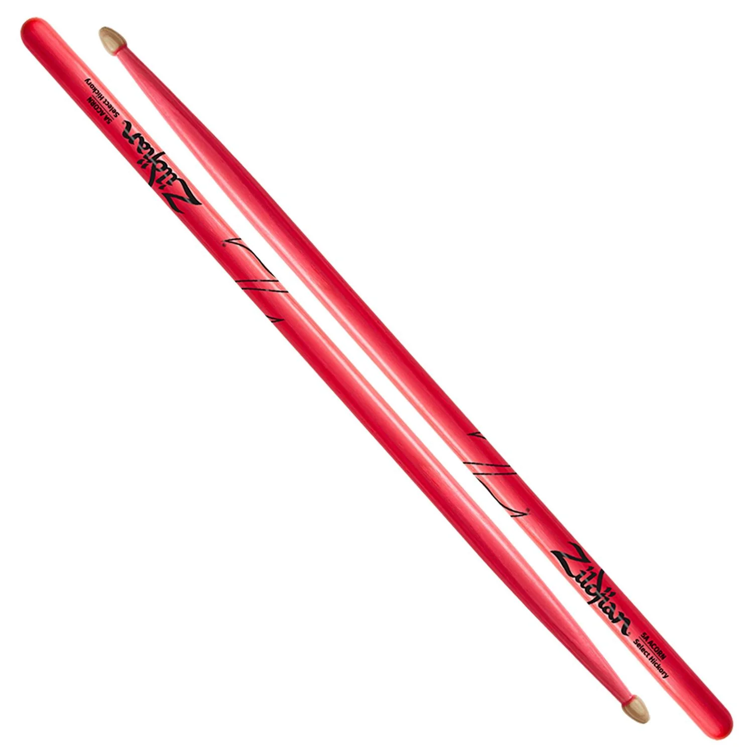 Zildjian 5ACWDGP Acorn Neon Pink Drumsticks - 5A