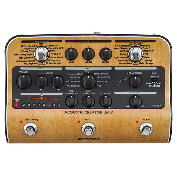 Zoom AC-3 Acoustic Creator Effect Pedal