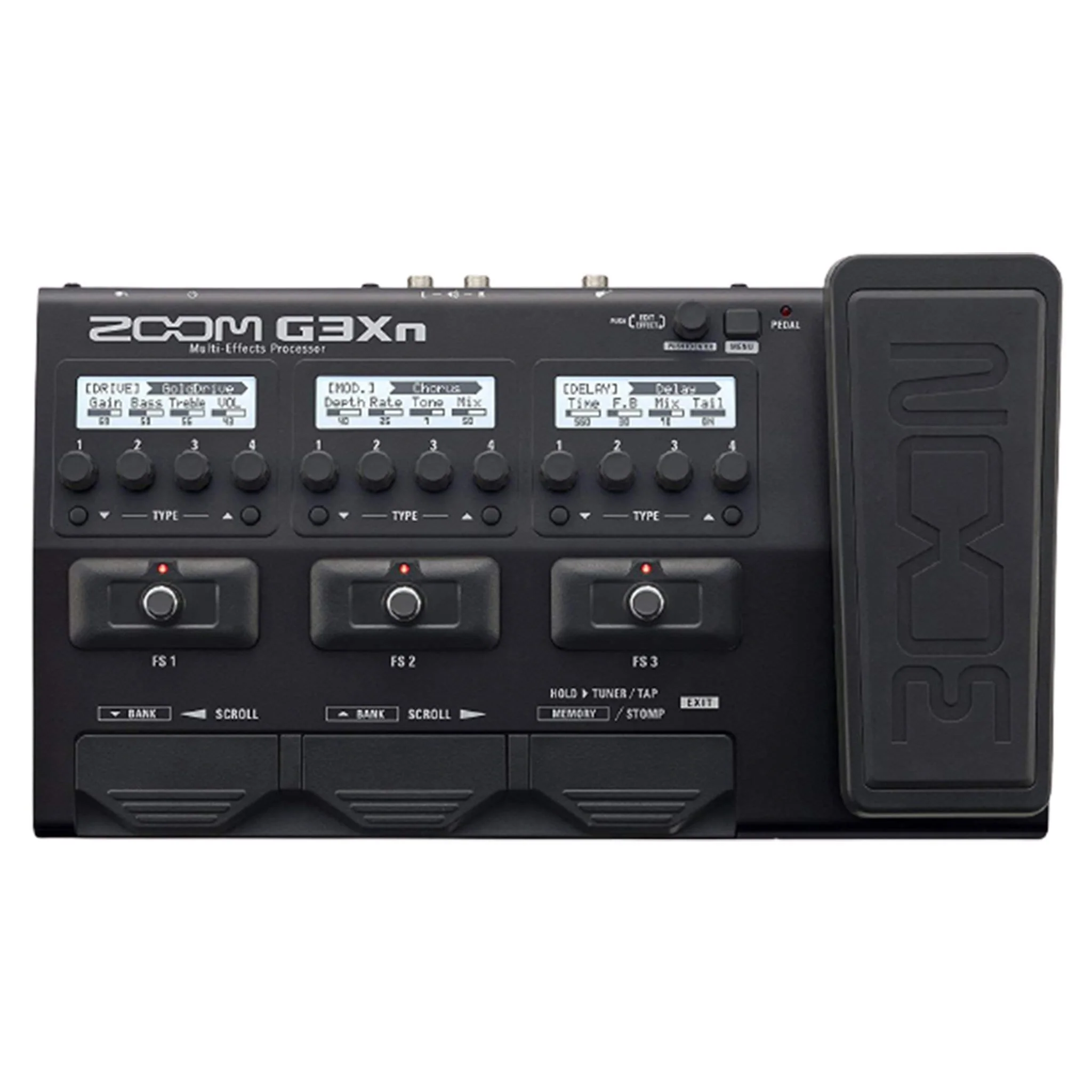 ZOOM G3XN Multi Effects Processor Expression Pedal With Headphone, Guitar Cable And Polishing Cloth - Image 3