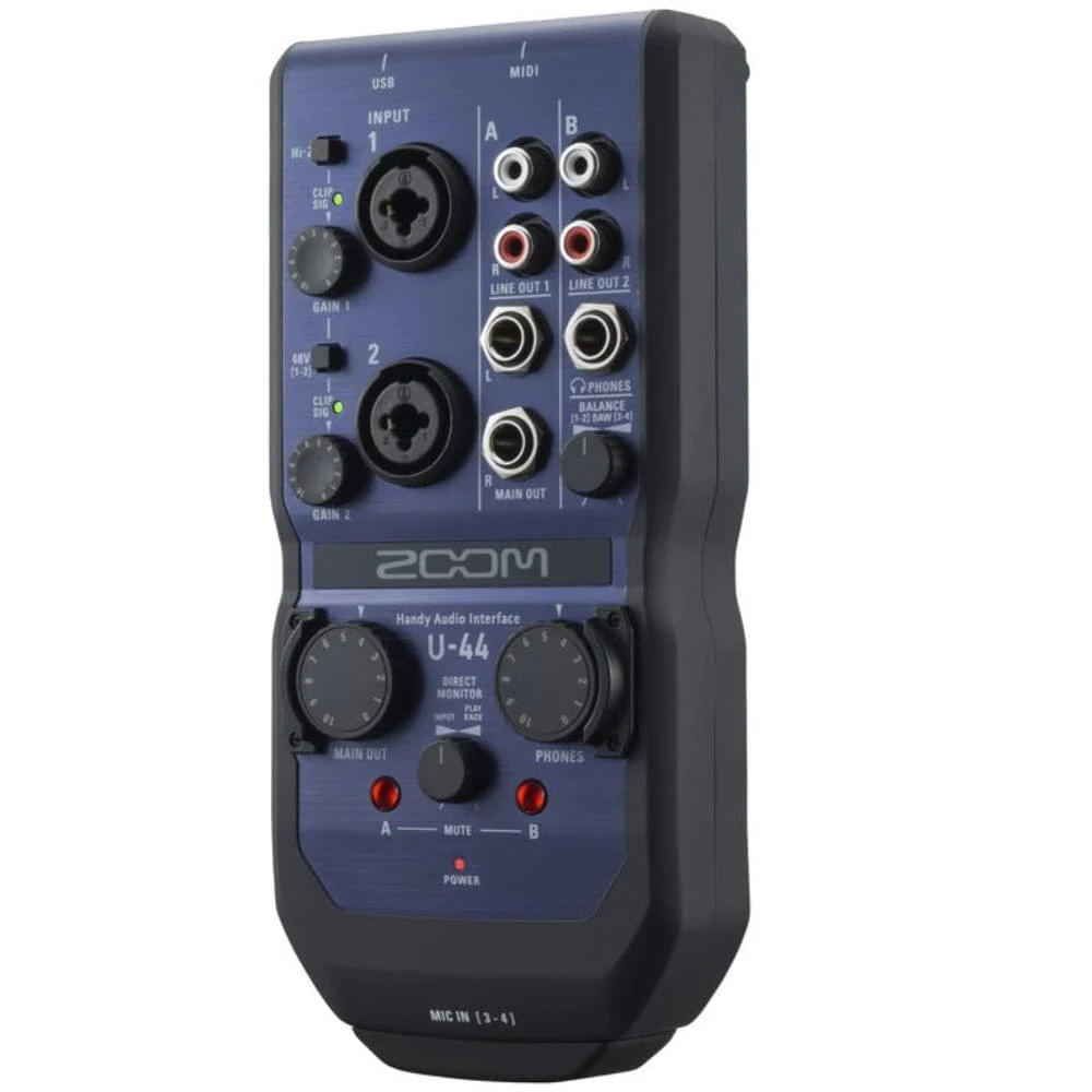 Zoom U-44 Handy Audio Interface - Image 2